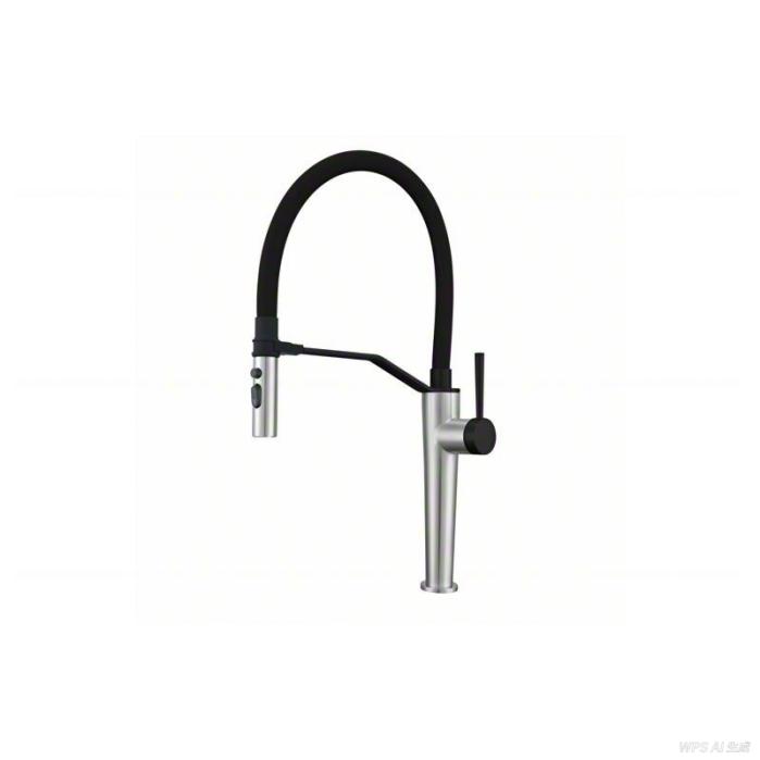 Single-Hole 3-Spray Magnetik Pull-Mudhun Kitchen Sink Faucet