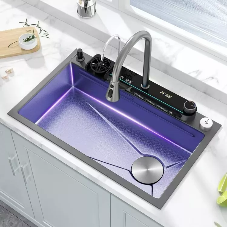 Kran Tampilan Digital Smart Stainless Steel